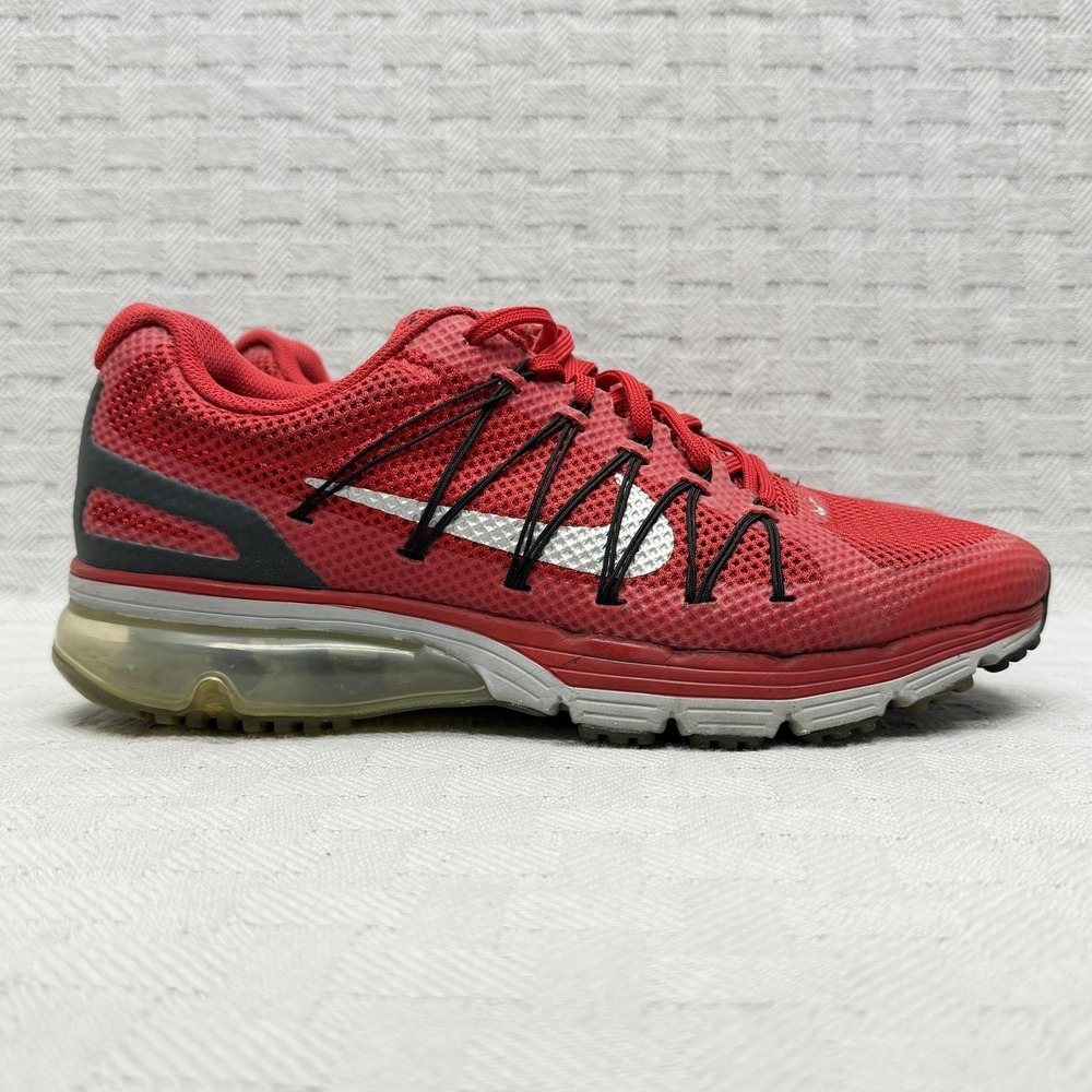 Nike EXCELLERATE 3 Air Max Shoes Mens‎ Size 9 Red Running Cushioned 703072-600